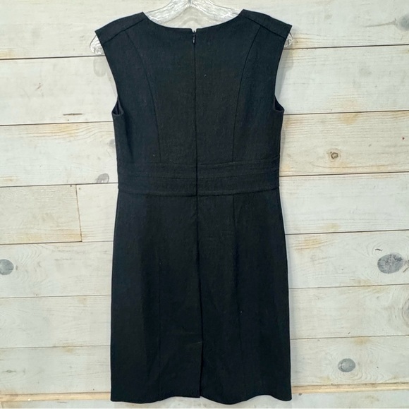 Ann taylor loft charcoal sleeveless sheath dress ❤️ - Picture 5 of 8